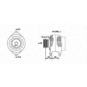 алтернатор MAGNETI MARELLI 943354075010 