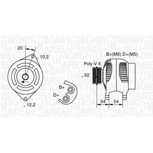 алтернатор MAGNETI MARELLI 063321729010 