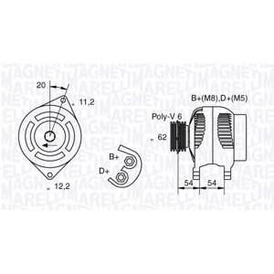 алтернатор MAGNETI MARELLI 063321858010 