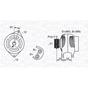 алтернатор MAGNETI MARELLI 063321839010 