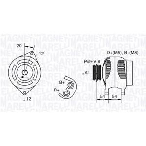 алтернатор MAGNETI MARELLI 063321833010 