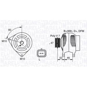 алтернатор MAGNETI MARELLI 063341734010 