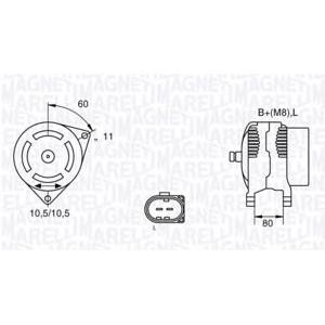 алтернатор MAGNETI MARELLI 063533251220 