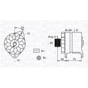 алтернатор MAGNETI MARELLI 063321155010
