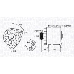 алтернатор MAGNETI MARELLI 054022585010