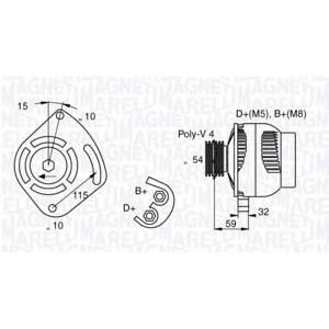 алтернатор MAGNETI MARELLI 063377001010 