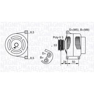 алтернатор MAGNETI MARELLI 063377002010 