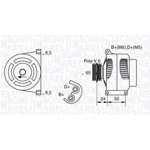 алтернатор MAGNETI MARELLI 063377006010