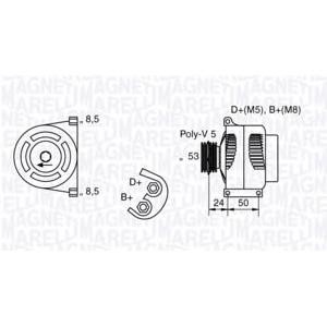 алтернатор MAGNETI MARELLI 063377007010 