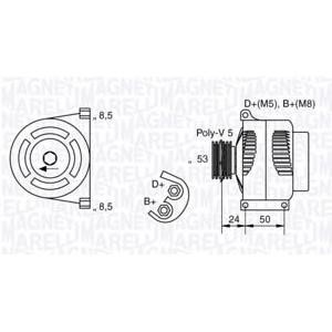 алтернатор MAGNETI MARELLI 063377008010 
