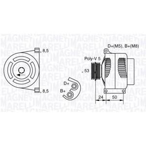 алтернатор MAGNETI MARELLI 063377013010 