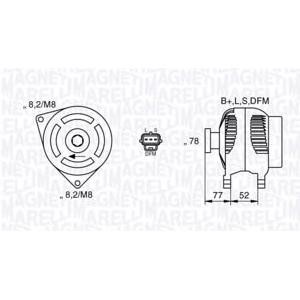 алтернатор MAGNETI MARELLI 063377418010