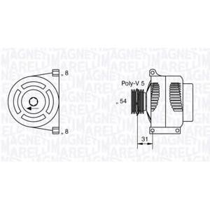 алтернатор MAGNETI MARELLI 063377426010