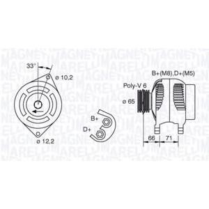 алтернатор MAGNETI MARELLI 063321391010
