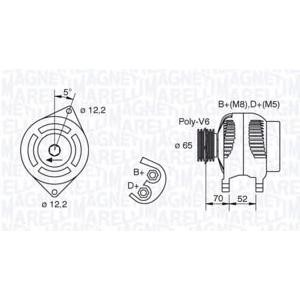 алтернатор MAGNETI MARELLI 063321402010