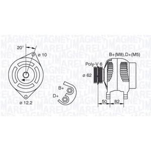 алтернатор MAGNETI MARELLI 063321618010 