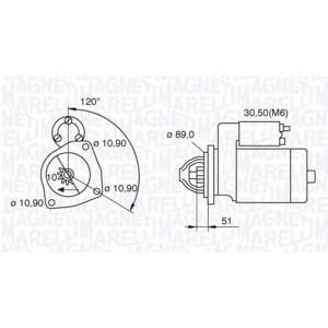 стартер MAGNETI MARELLI 063522310160 