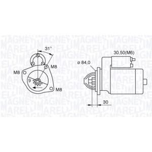 стартер MAGNETI MARELLI 063521093070 