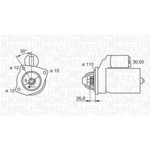 стартер MAGNETI MARELLI 063217154010 