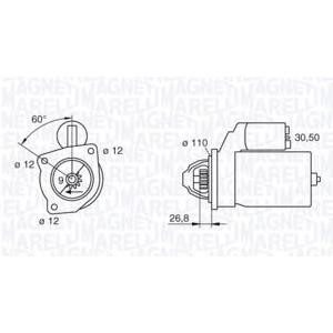 стартер MAGNETI MARELLI 063217226010