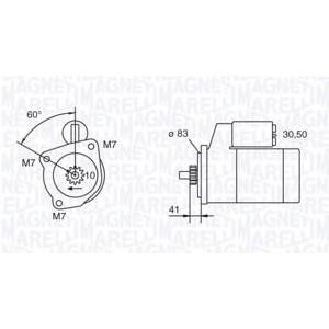 стартер MAGNETI MARELLI 063111033010