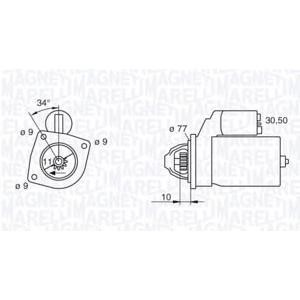 стартер MAGNETI MARELLI 063113003010 