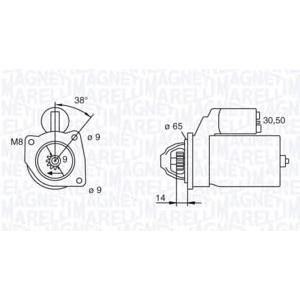 стартер MAGNETI MARELLI 063101015010 