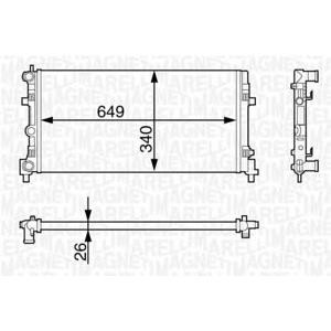 воден радиатор MAGNETI MARELLI 350213127900 