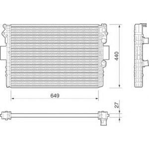 воден радиатор MAGNETI MARELLI 350213183000 