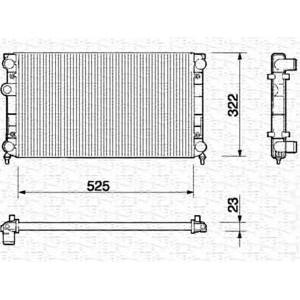 воден радиатор MAGNETI MARELLI 350213212000 