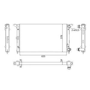 воден радиатор MAGNETI MARELLI 350213844003 