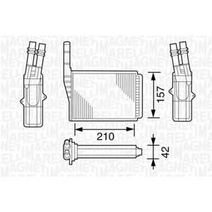 радиатор за парно MAGNETI MARELLI 350218161000