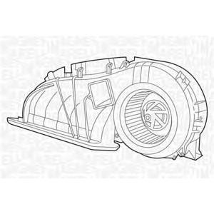 електромотор, вентилатор вътрешно пространство MAGNETI MARELLI 069401324010