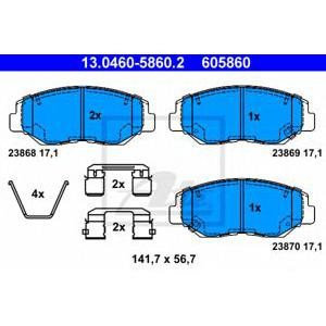 накладки ATE 13.0460-5860.2 