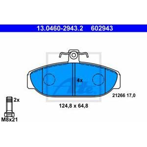 накладки ATE 13.0460-2943.2 