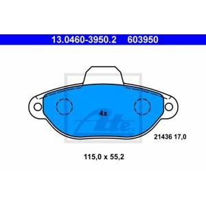накладки ATE 13.0460-3950.2