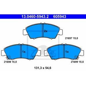 накладки ATE 13.0460-5943.2
