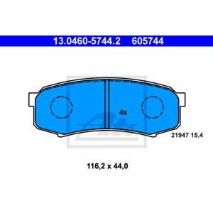 накладки ATE 13.0460-5744.2