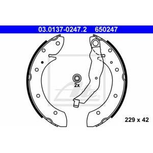 комплект спирачни челюсти ATE 03.0137-0247.2 