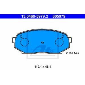 накладки ATE 13.0460-5979.2 
