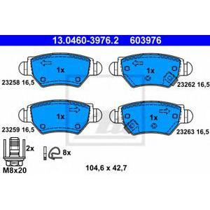 накладки ATE 13.0460-3976.2 
