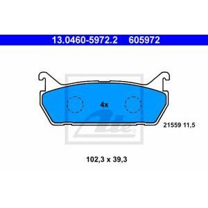 накладки ATE 13.0460-5972.2 