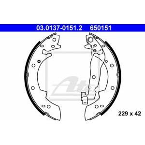 комплект спирачни челюсти ATE 03.0137-0151.2 