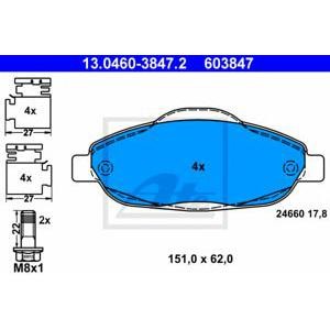 накладки ATE 13.0460-3847.2 