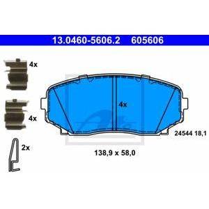 накладки ATE 13.0460-5606.2 