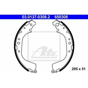 комплект спирачни челюсти ATE 03.0137-0308.2 
