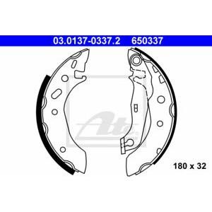 комплект спирачни челюсти ATE 03.0137-0337.2 
