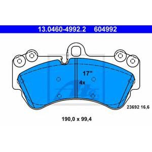 накладки ATE 13.0460-4992.2 