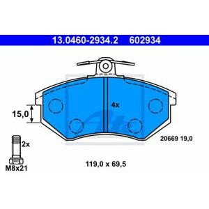 накладки ATE 13.0460-2934.2 