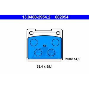накладки ATE 13.0460-2954.2 